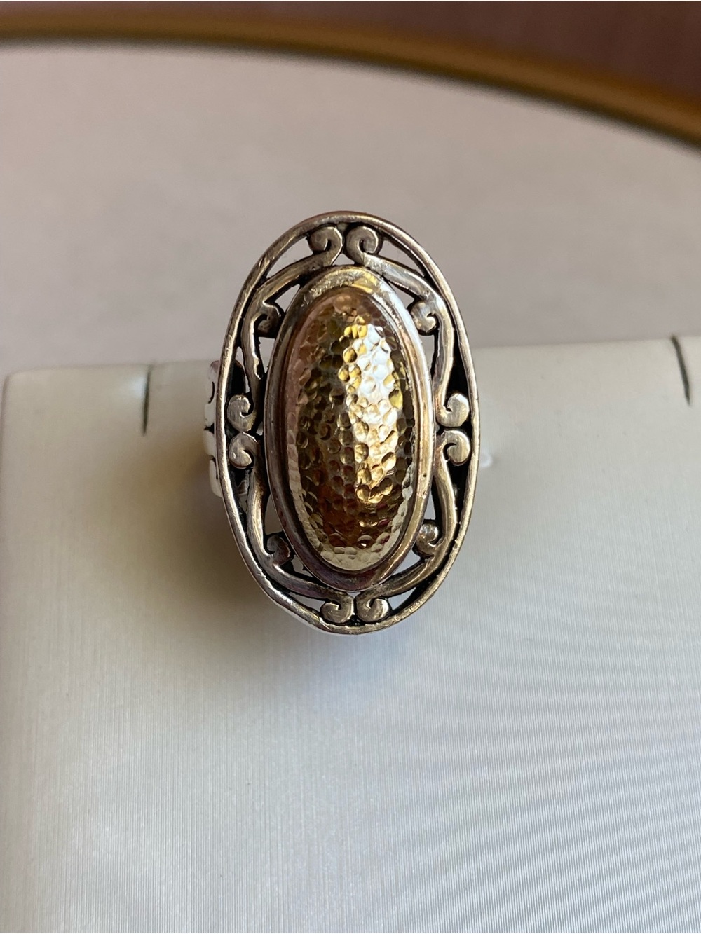 Retired Brighton Two-Tone Signature Dome Ring